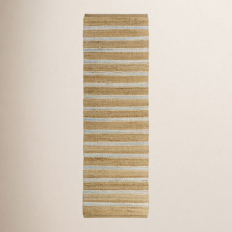 Tapis tissé à la main Coastal, Tapis de couloir 2 pi 6 po x 7 pi 9 po