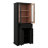 67.2 Inch Elegant Bathroom Storage Unit Featuring  Glass Doors Adjustable Shelves Plus A Drawer-470132463