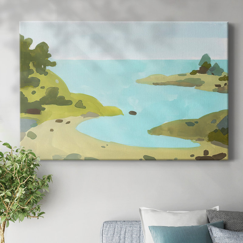 Toile tendue Coastal Inlet IV-Gallery, H 18 po x l 27 po