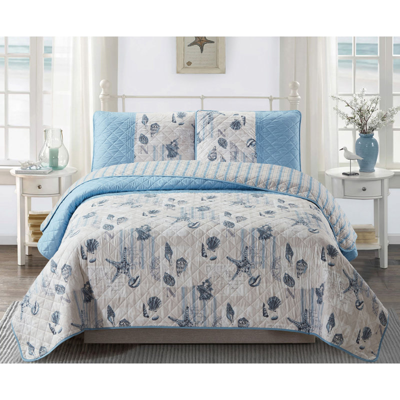 Mccrory Polyester Quilt, King Quilt + 2 Sham