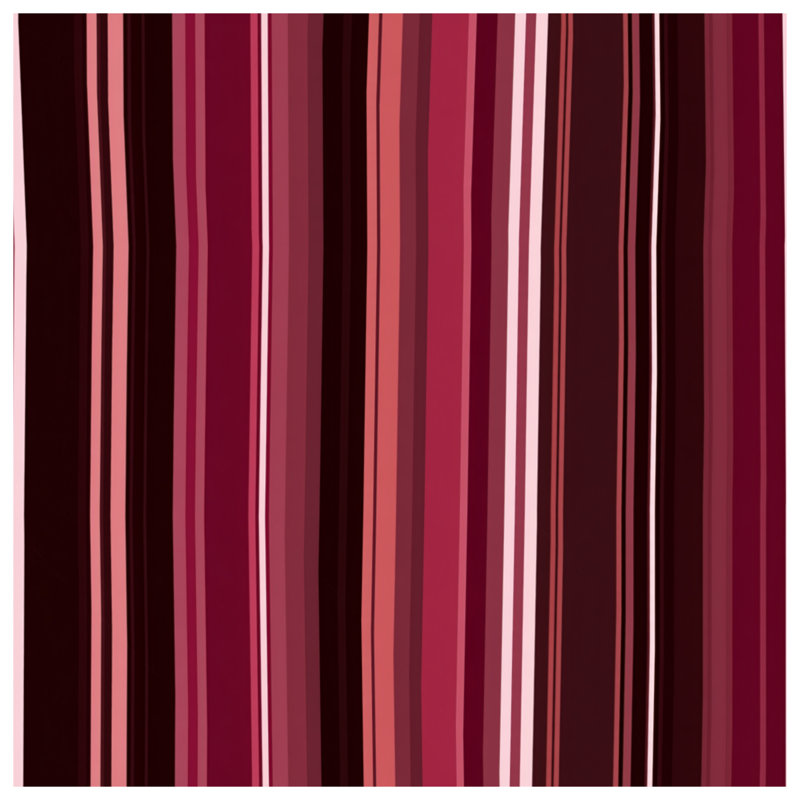 Red Stripes Throw Pillow, Pattern Double Sided Pillows, 16 x 16 inches