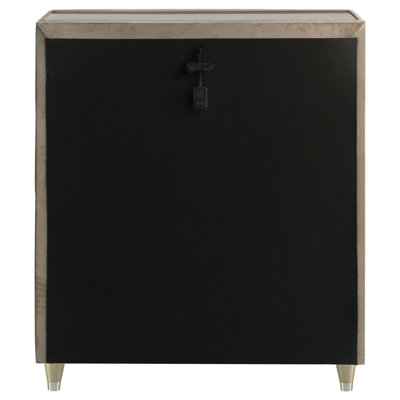 Mika Ivory / Camel 5-drawer LED Chest of Drawers