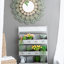 Miroir rond en fer