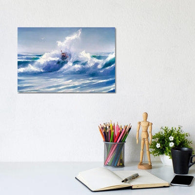 Through The Wave by Bozhena Fuchs - Gallery-Wrapped Canvas Giclée on Canvas