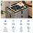Kaylena 3 - Drawer Nightstand with Fingerprint Lock and LED Lights and Music Player-204762632