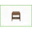 Table basse Latte Elm Veneer Tablette