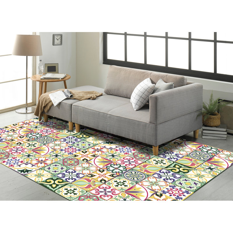 Littell Geometric Indoor / Outdoor Area Rug, Rectangle 155 x 200cm