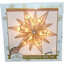 10-Light 12-Point Capiz Star and Center Gem Tree Topper