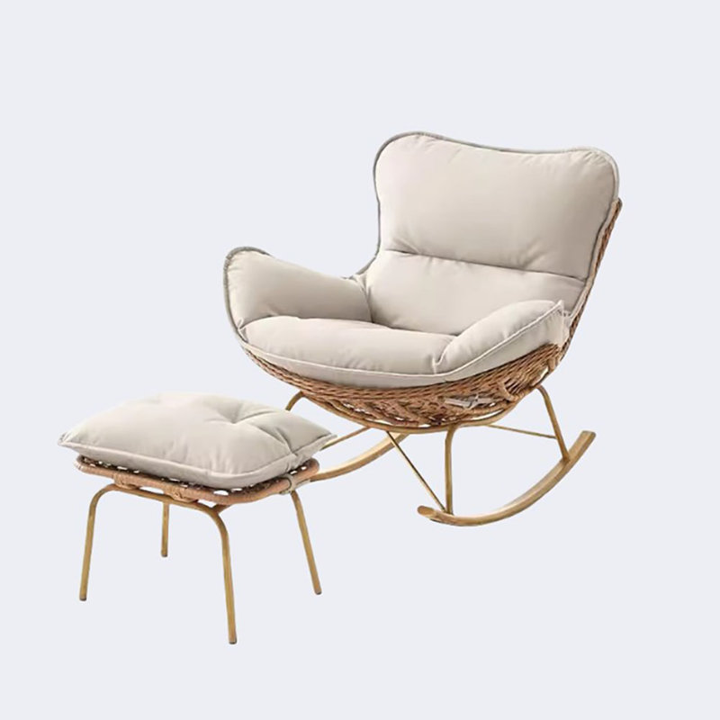 Chaise berçante simple décontractée moderne et décontractée