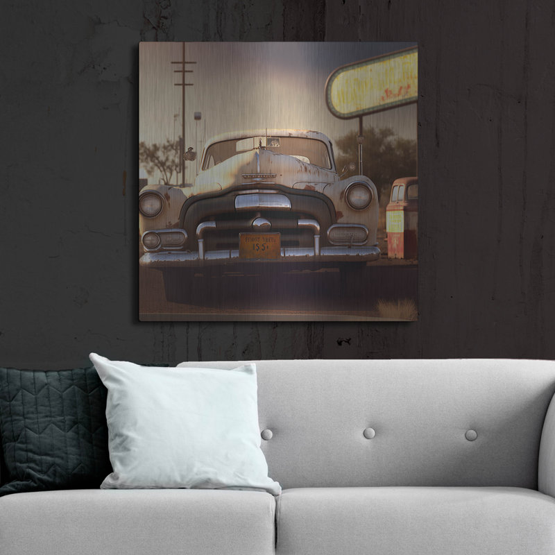«Route 66 4» par Ray Heere, H 24 po x l 24 po