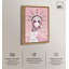 Statue de Glam, art mural rose sur toile par Art Remedy-107430883-107430881