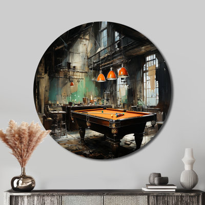 Lakedra - Sports Round Metal Art