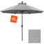 Parasol de patio en oléfine 9 pi 9 pi-681813152