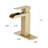 Waterfall Bathroom Faucet Single Handle Bathroom Sink Faucets 1 Or 3 Hole Solid Vanity Faucet With Deck Plate & Overflow Pop Up Drain-110712869