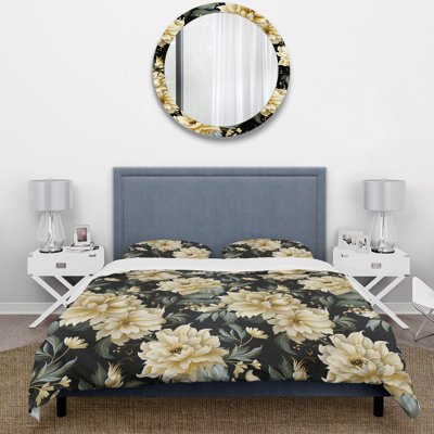 Ensemble de housse de couette Ornate Damask Opulence