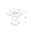 ARIYA WHITE END TABLE