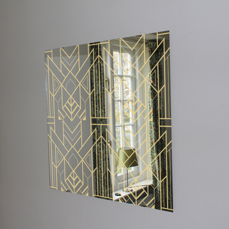 Ragin Flat Wall Mirror, 122cm H x 122cm W