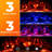 23 in. Electric Fireplace Insert with 3 Flame Colors & Brightness Levels, Timer, Flame and Heat Work Separately