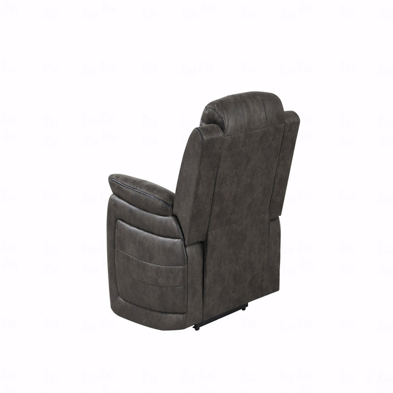 Steban Gray Glider With Recliner Function