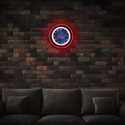 NFL Buffalo Bills 15" Neon Clock