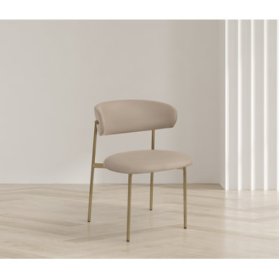 Lupita Upholstered Back Side Chair Dining Chair