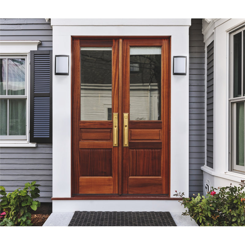 Kris Aluminum LED Wall Light, 9.75" H x 6.75" W x 6.75" D, 18