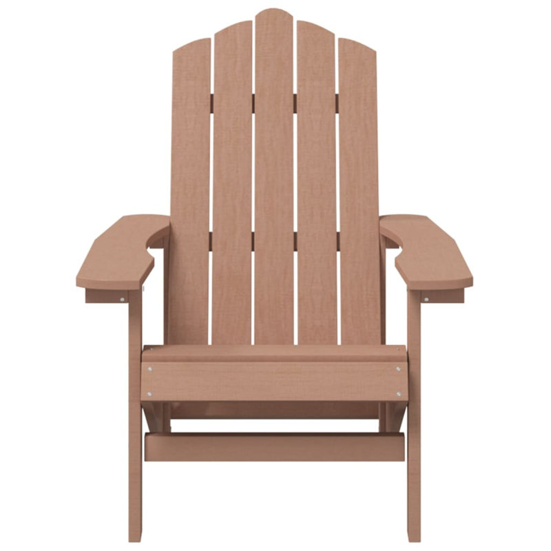 Lunado Outdoor Adirondack Chair, Brown