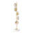 Stellar Floor Lamp-Smoke/Brass