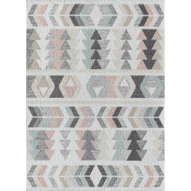 Miko Contemporary Mint Lime Area Rug, Rectangle 2'6" x 4'