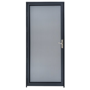 80'' Paneled Iron Front Entry Doors