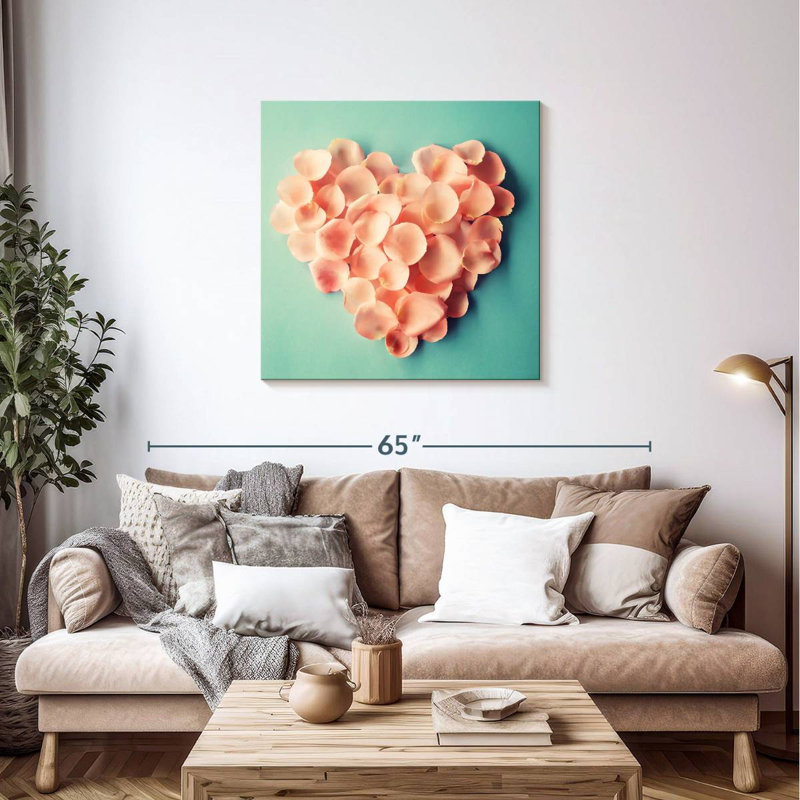 Hardie cœur rose, H 36 po x l 36 po