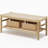 Khemisset Solid Wood Storage Bench