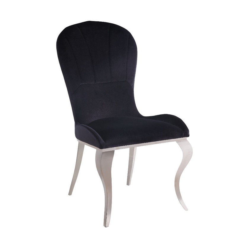 Chaise d'appoint rembourrée en tissu Karlen
