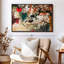 "Impression sur toile fleur japonaise"-101456126