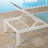 76.8" Long Aluminum Reclining Chaise Lounge Set-1430075268