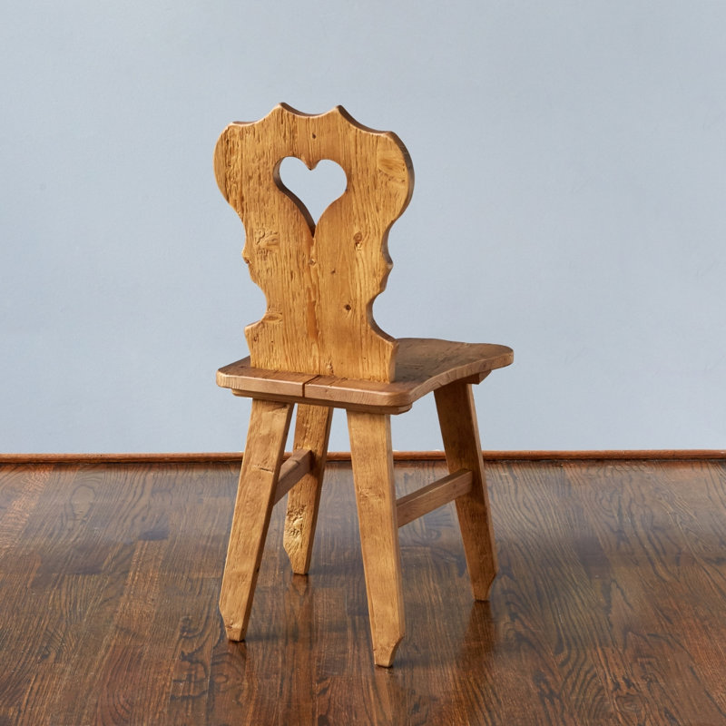 Tyrol Accent Chair - Clover Cutout - Natural, Natural, Heart