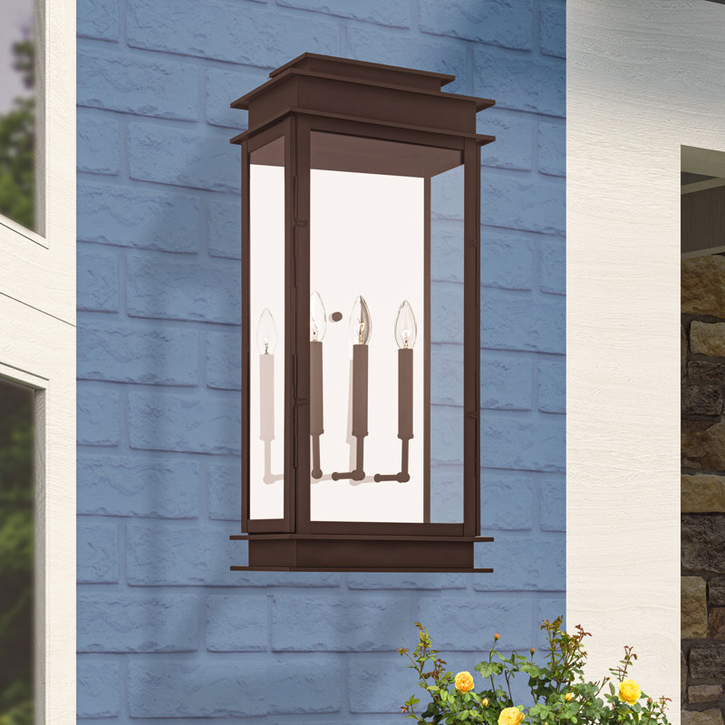 Cortana Wall Light, Bronze, 28.5" H x 12.5 W x 8.25" D