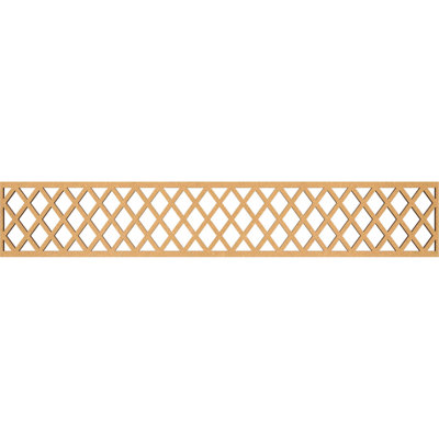 46 5/8"W x 8"H x 3/8"T Manchester Fretwork Moulding, Raw MDF