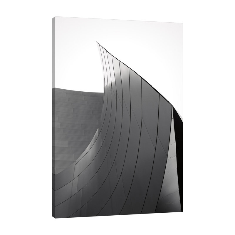 «Skyscraper II BW Fl d'appoint», toile tendue par Aledanda, H 24 po x l 16 po x P 1,5 po