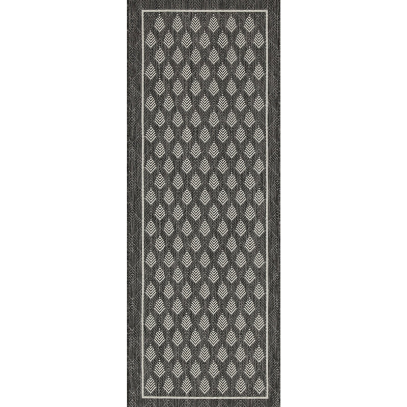 Gchar2008 Anthracite Area Rug, 5 Ft. 3 In. X 7 In., Sunshine, Polypropylene, , Stain 5.25 7.25 , , For Various Spaces