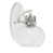 White/Brushed Nickel selected