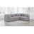 Blydenburgh 4-piece Upholstered Modular Sectional Sofa Grey