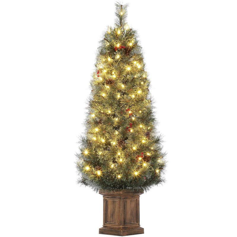 54' H Lighted Artificial Christmas Tree
