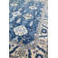 Tapis bleu en laine noué à la main de conception unique 8 pi x 10 pi New Age