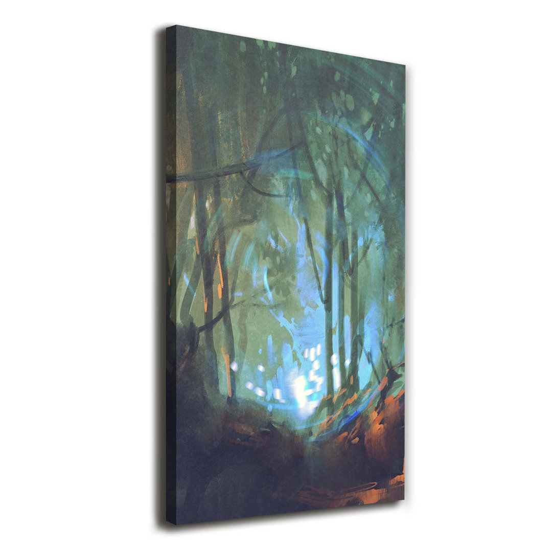 Mystischer Wald - Kunstdrucke auf Leinwand - Wrapped Canvas