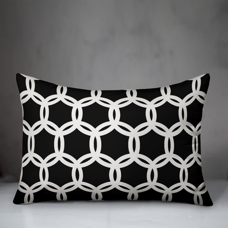  Coussin Lattice, Noir