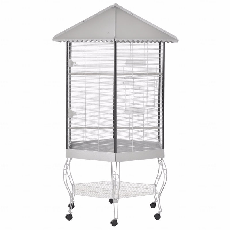 Volière portative avec cage à oiseaux