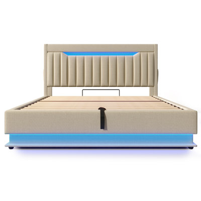 Upholstered Ottoman Storage Bed