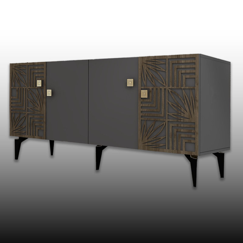 Console 59 po, Anthracite / noir