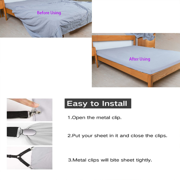 Ebern Designs Heideliese Bed Sheet Strap